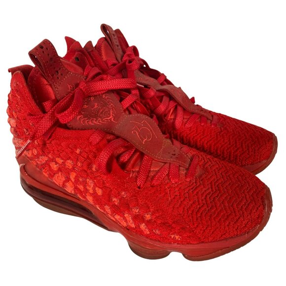 Nike Lebron XVII 17 Red Carpet BQ3177-600 LJ-17 Mens size 9.5 US Preowned 2019 - Picture 7 of 10